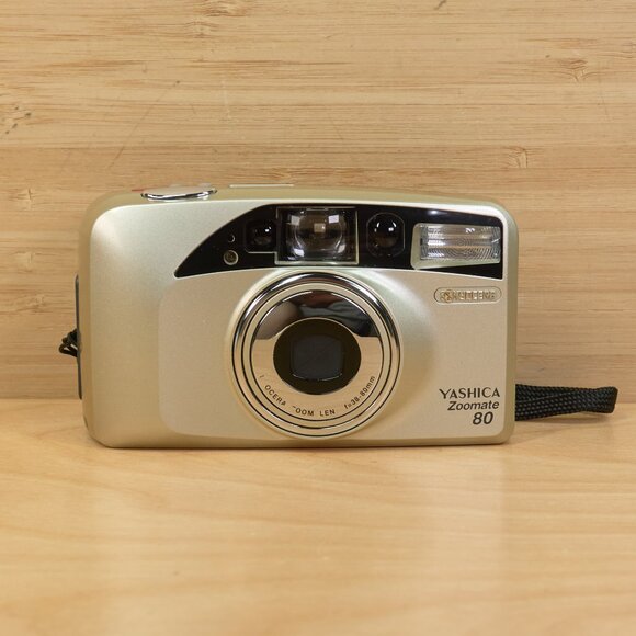 Vintage Yashica Zoomate 80 35 mm Point‑and‑Shoot Film Camera / Tested & Working - Picture 1 of 8